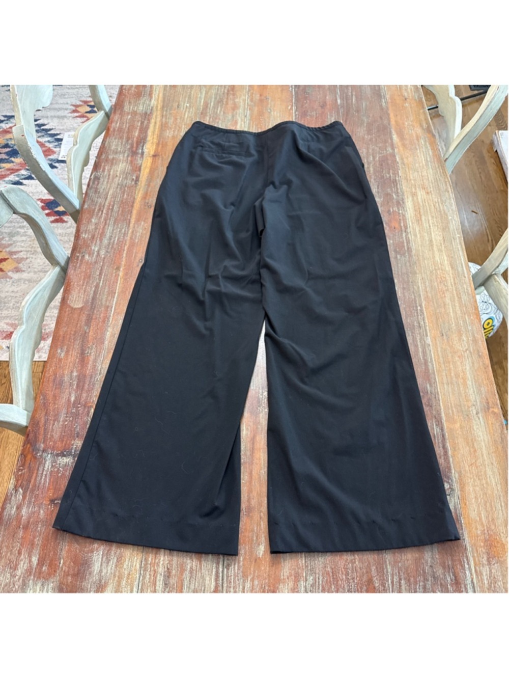 J. Jill Black Wide Leg Trousers Size 14 - Picture 12 of 13